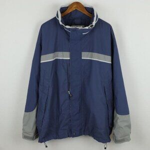 Columbia Men's XXL Blue & Gray Full Zip Interchange Shell Performance Jacket